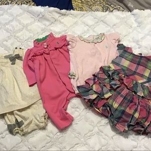 Infant girls clothing lot Ralph Lauren 5 pieces